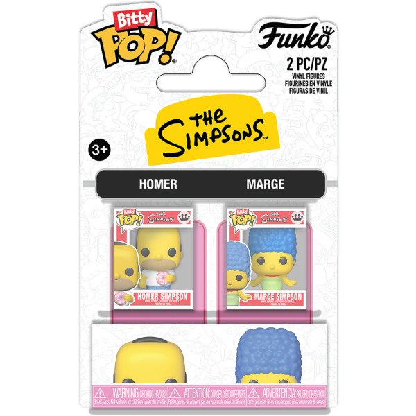 Фото - Набор игровых фигурок FUNKO BITTY POP! серии Симпсоны – ГОМЕР И МАРДЖ (94217)